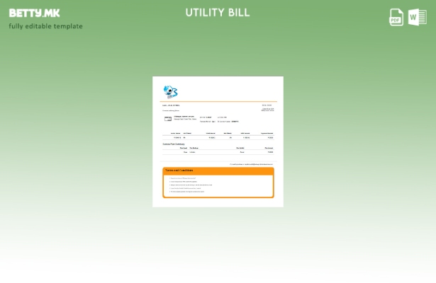 Шаблон за комунални сметки во модерен стил Индија Waheguru Telecom